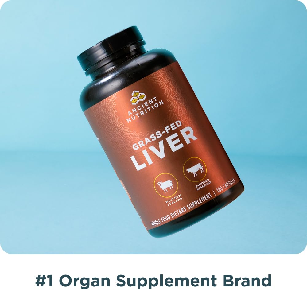 Ancient Nutrition wild organ complex capsules for liver and immune system support.