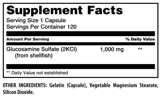 Close-up of the USA manufactured quality assurance seal on Amazing Nutrition Glucosamine Sulfate joint health capsules