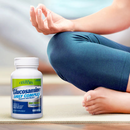 21st Century Glucosamine Daily Complex 1500 mg tablets imported dietary supplement package details