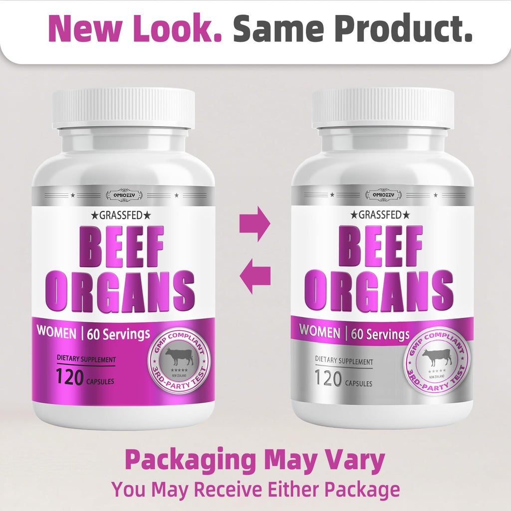 CNCHEF beef organ supplement 120 capsules packaging close up