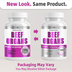 CNCHEF beef organ supplement 120 capsules packaging close up