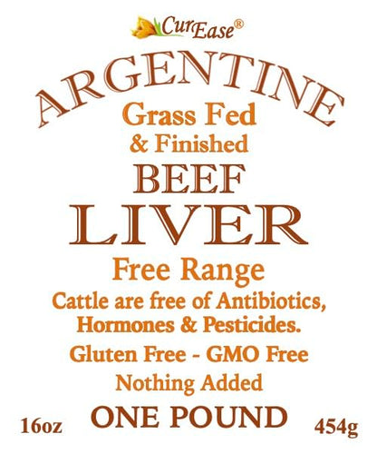 Pure grass fed beef liver powder by CurEase mixed into a nutritional wellness shake.