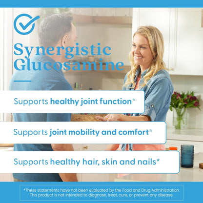 Doctor's Best Synergistic Glucosamine and MSM dietary supplement showing manufacturer seal