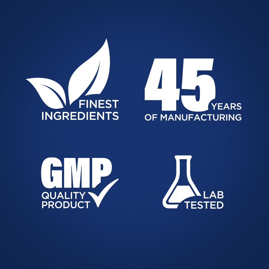 Laboratory tested Piping Rock premium quality assurance seals on a white capsule bottle