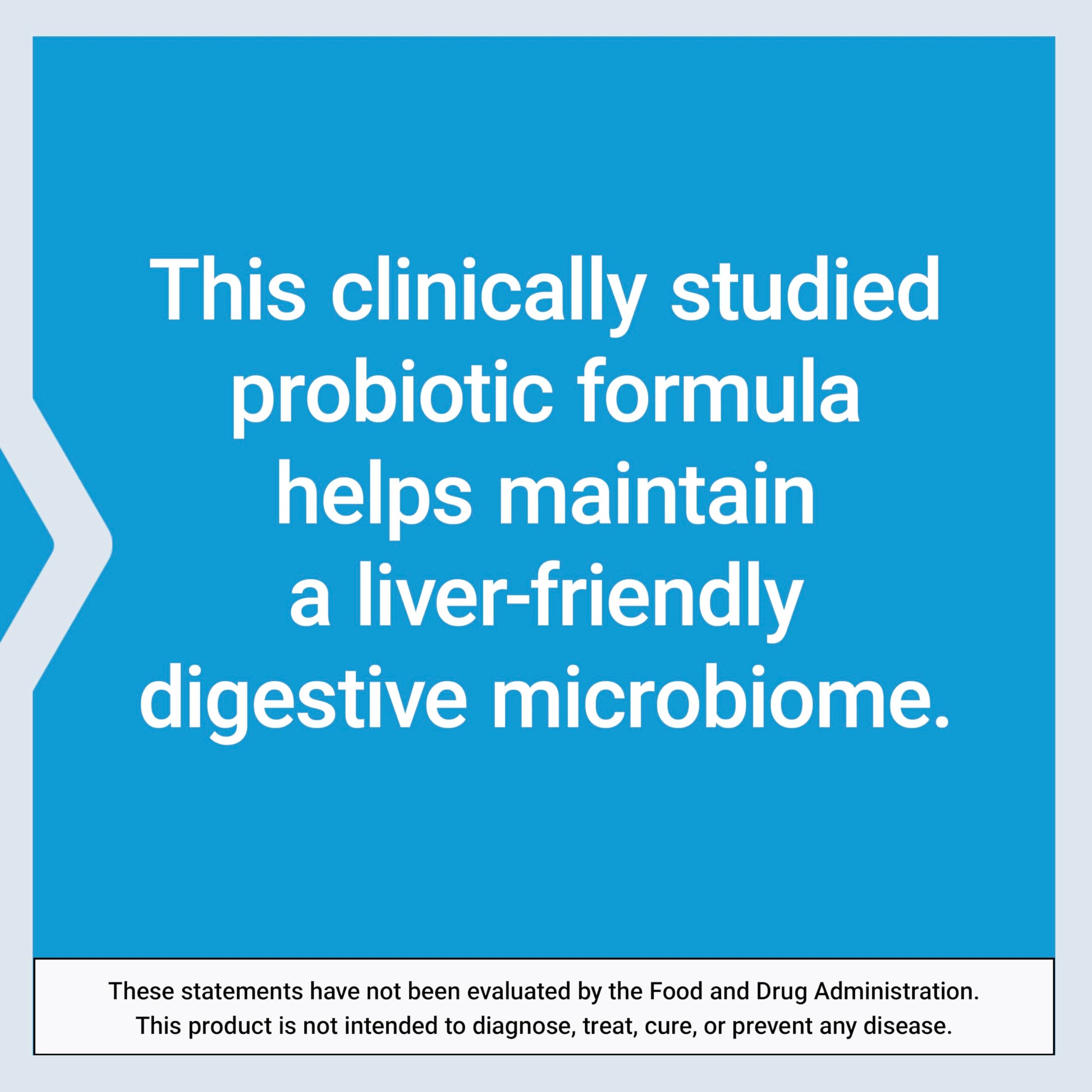 Gluten free and non GMO certified liver health probiotic bottle