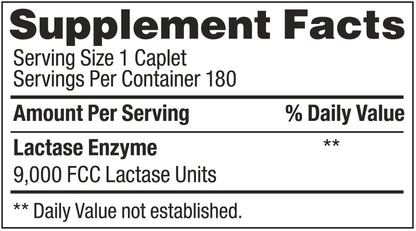 Kirkland Signature lactose intolerance supplement caplets close up view