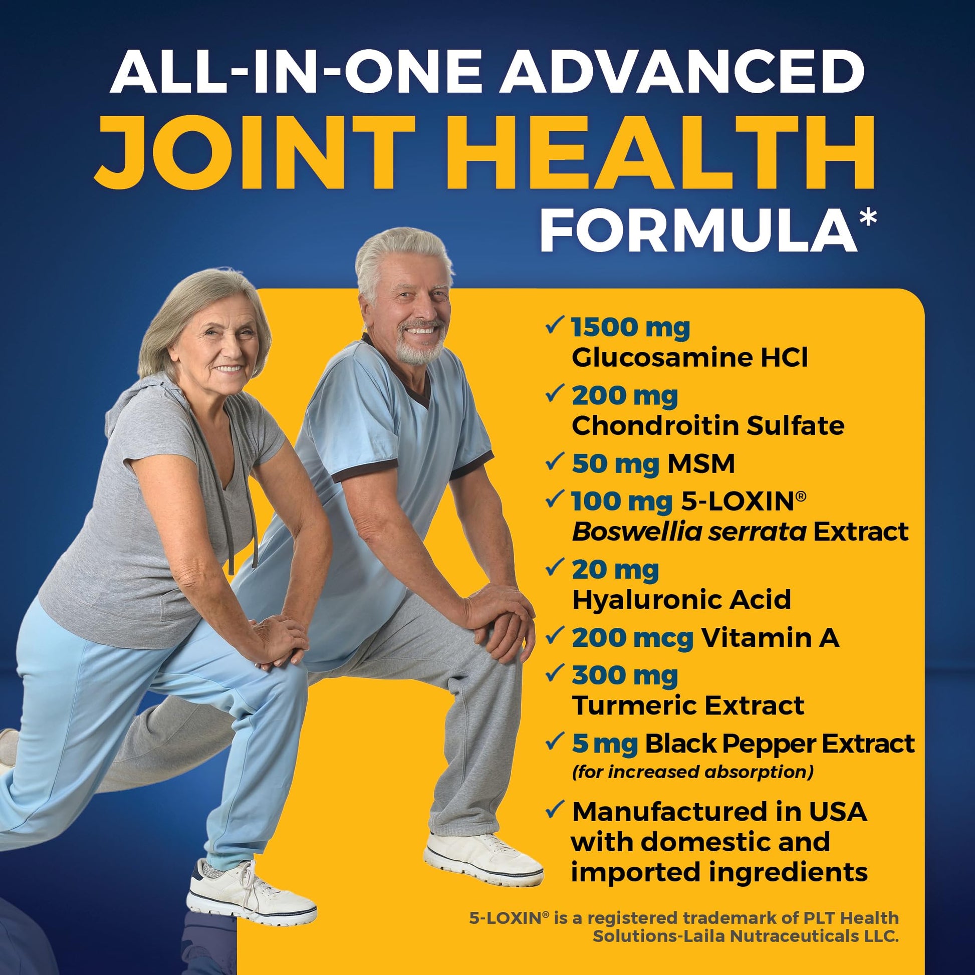 Viva Naturals 8-in-1 joint support formula showing mobility and flexibility advantages