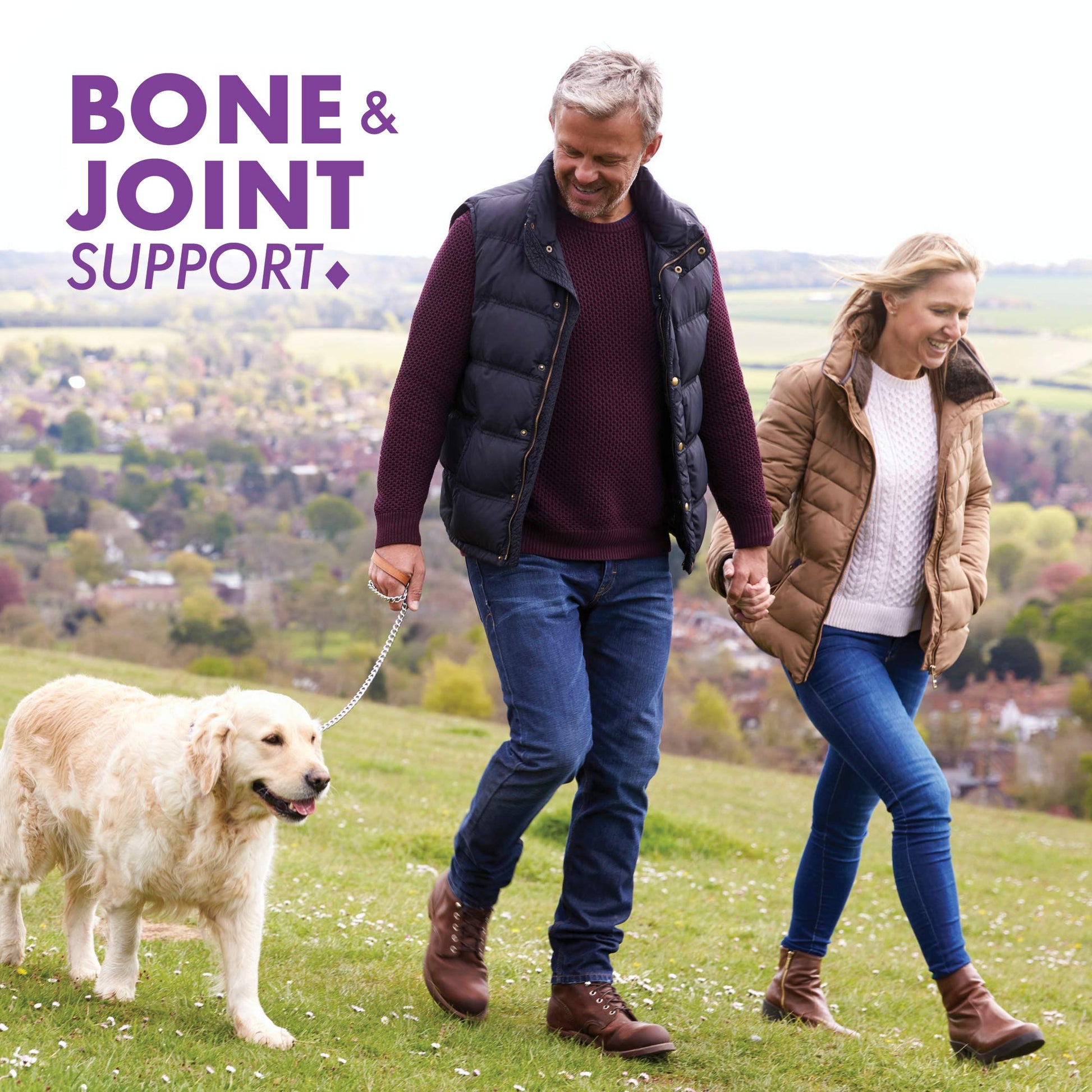 Authentic USA imported Bluebonnet bone and joint health supplement bottle angled product shot