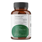 Whole Again Grass Fed Beef Liver supplement bottle back label details