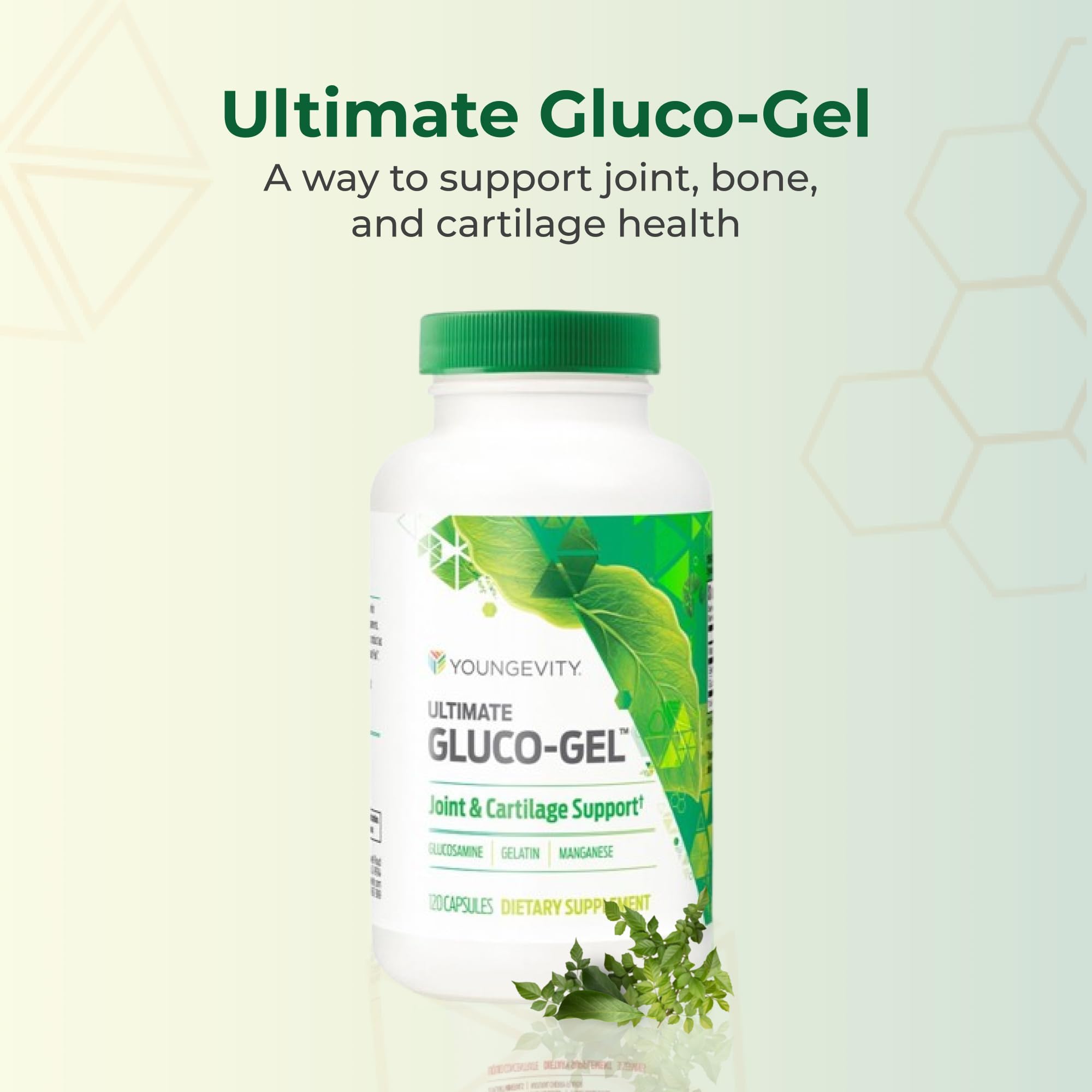 Youngevity Ultimate Gluco-Gel supplement facts and ingredients label details