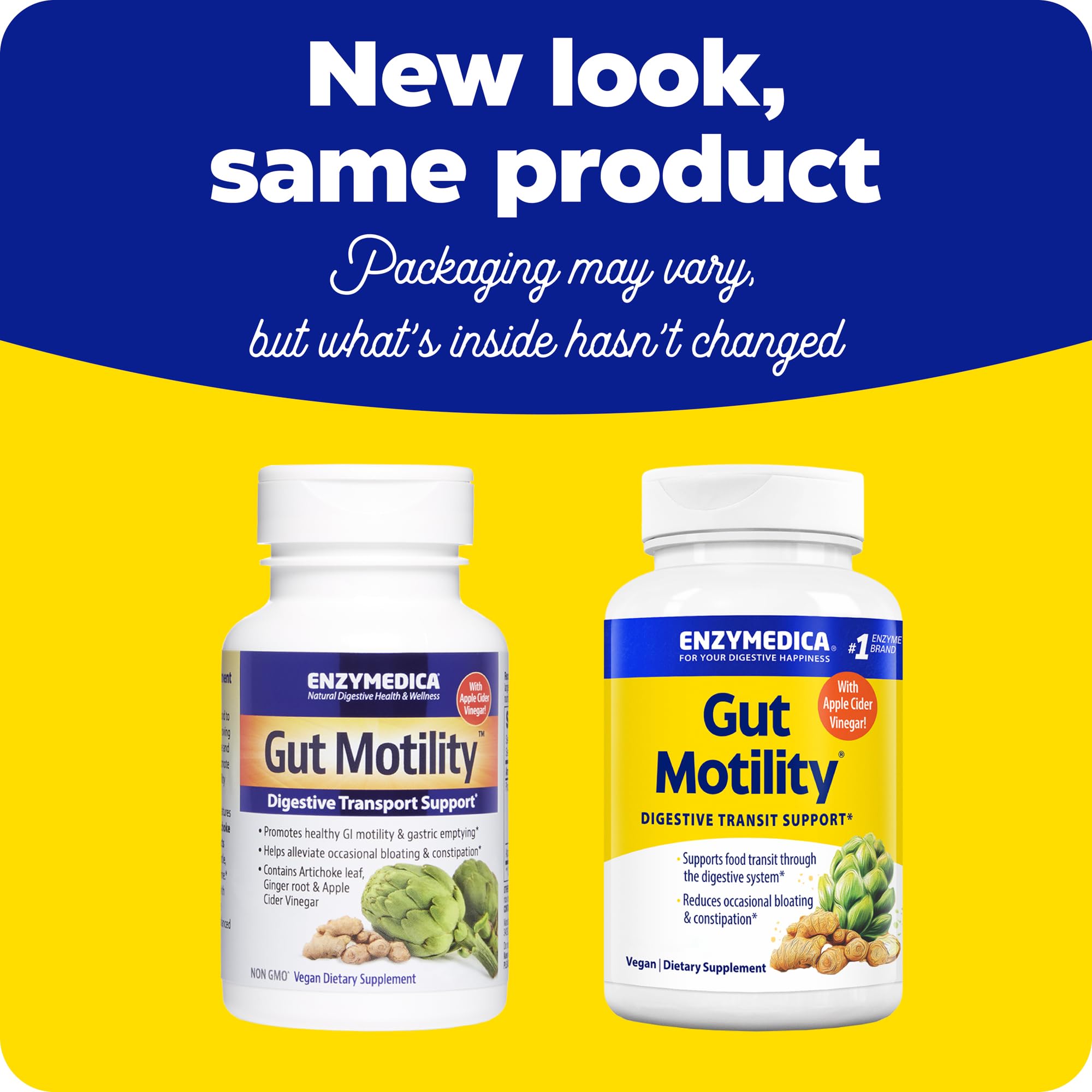 Enzymedica digestive transport supplement label showing ProDigest and apple cider vinegar ingredients