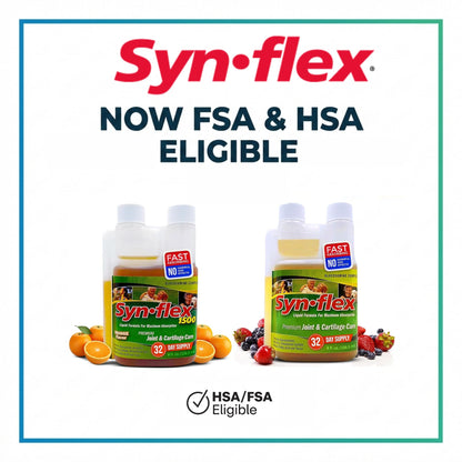 Authentic Synflex original formula liquid glucosamine for human joint health and mobility