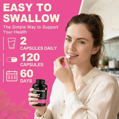 Sklia beef organ supplement for hormonal support