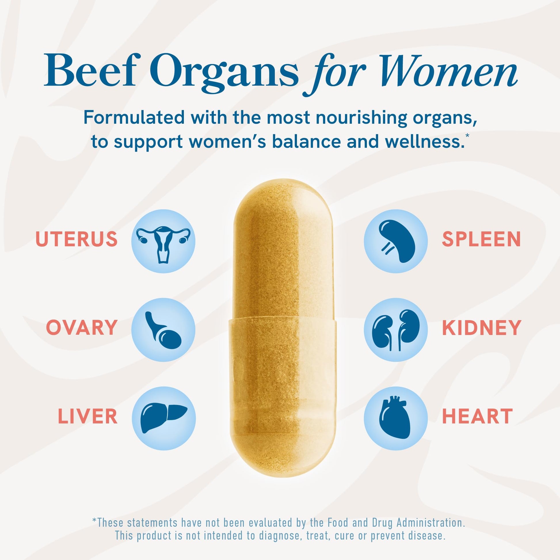 SMNutrition Beef Organ Supplement grass fed label details