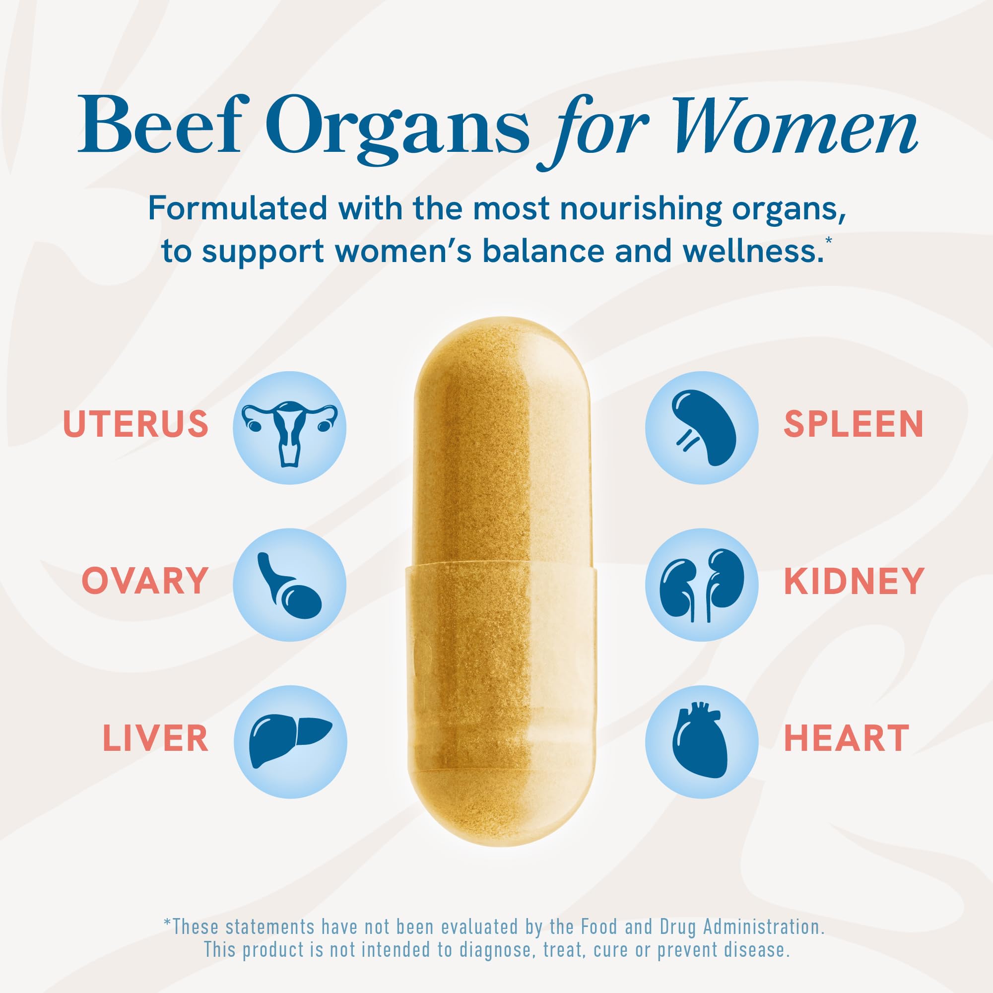 SMNutrition Beef Organ Supplement grass fed label details