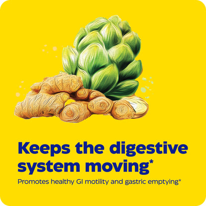 Enzymedica ProDigest artichoke and ginger extract supplement bottle angled display view