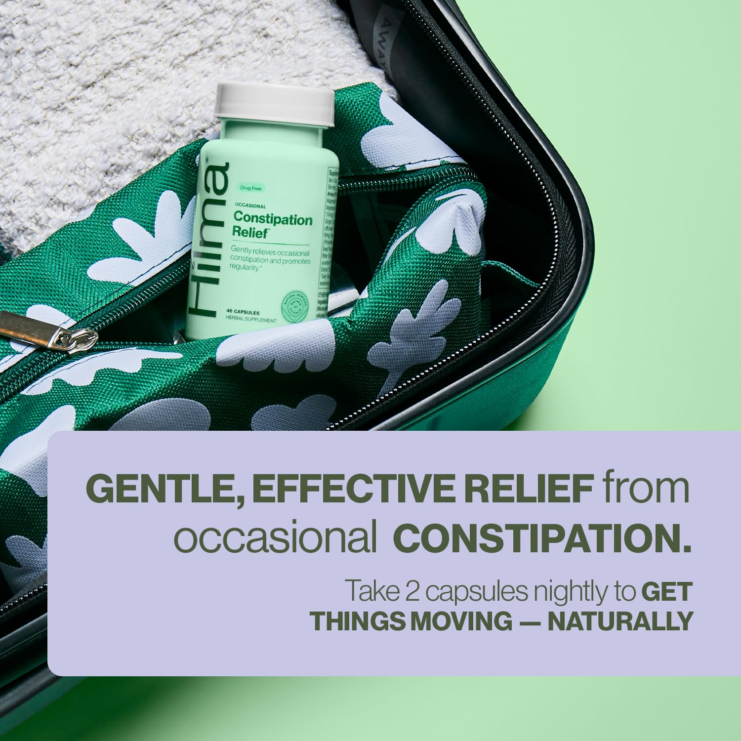 Hilma Gentle Bowel digestive support supplement bottle
