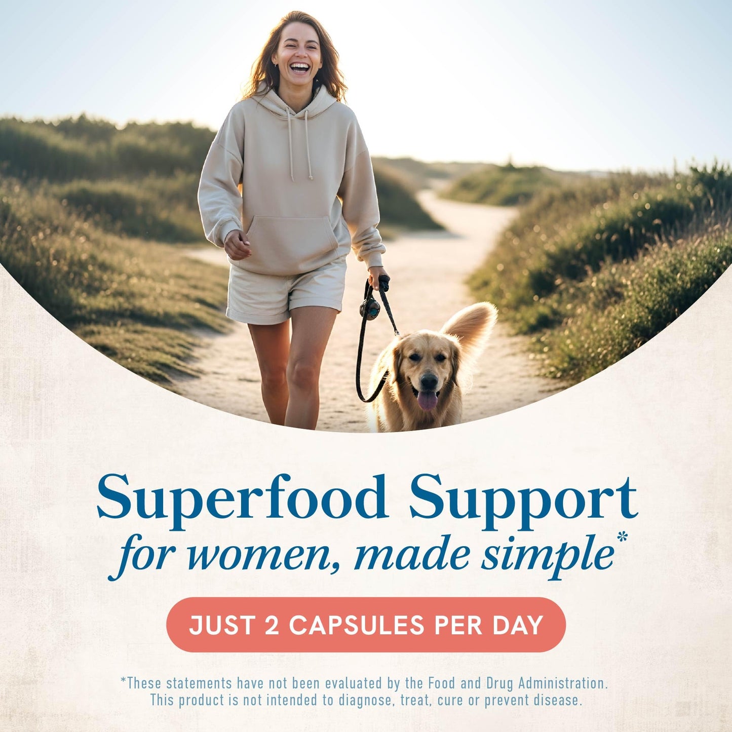 Premium grass-fed bovine organ supplement bottle for women