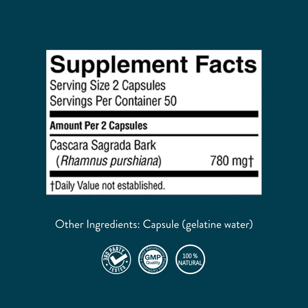 Nature's Sunshine authentic herbal laxative capsules bottle