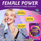 Pack of two hormone balance supplement containers