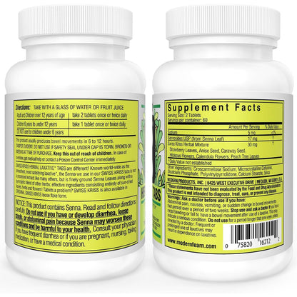 Swiss Kriss 120 tablets bottle packaging