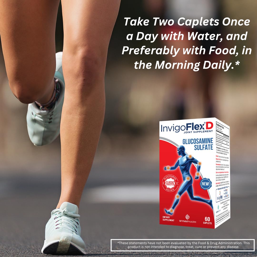 InvigoFlex D 60 caplets bottle side view