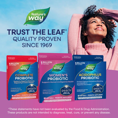 Nature's Way Women's Probiotic Pearls dosage and usage instructions