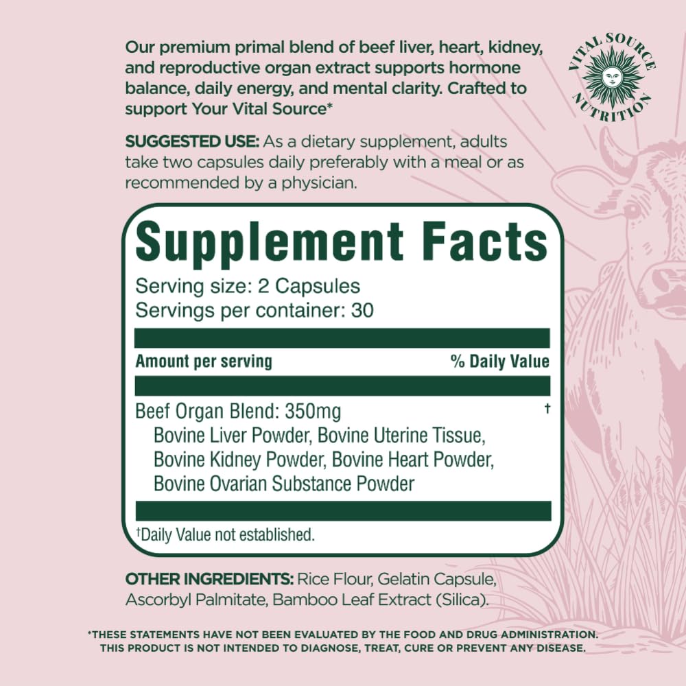 Vital Source Nutrition BiFi capsules capsule close-up display