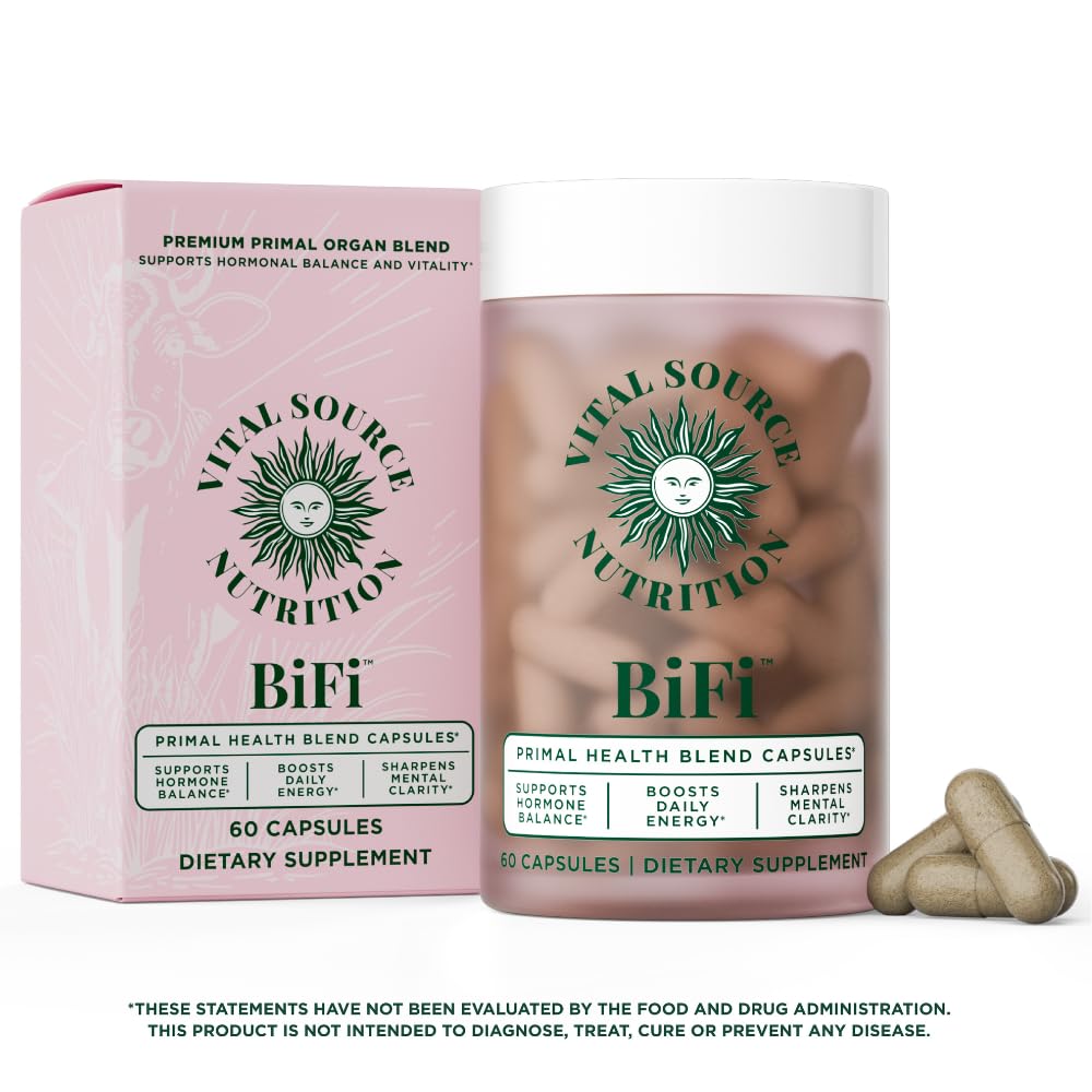 Vital Source Nutrition BiFi Primal Organ Blend lifestyle and wellness layout
