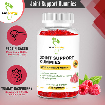 Authentic Gout And You joint health supplements pectin based daily chewables.