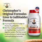Christopher's Original Formulas natural liver support ingredients highlight