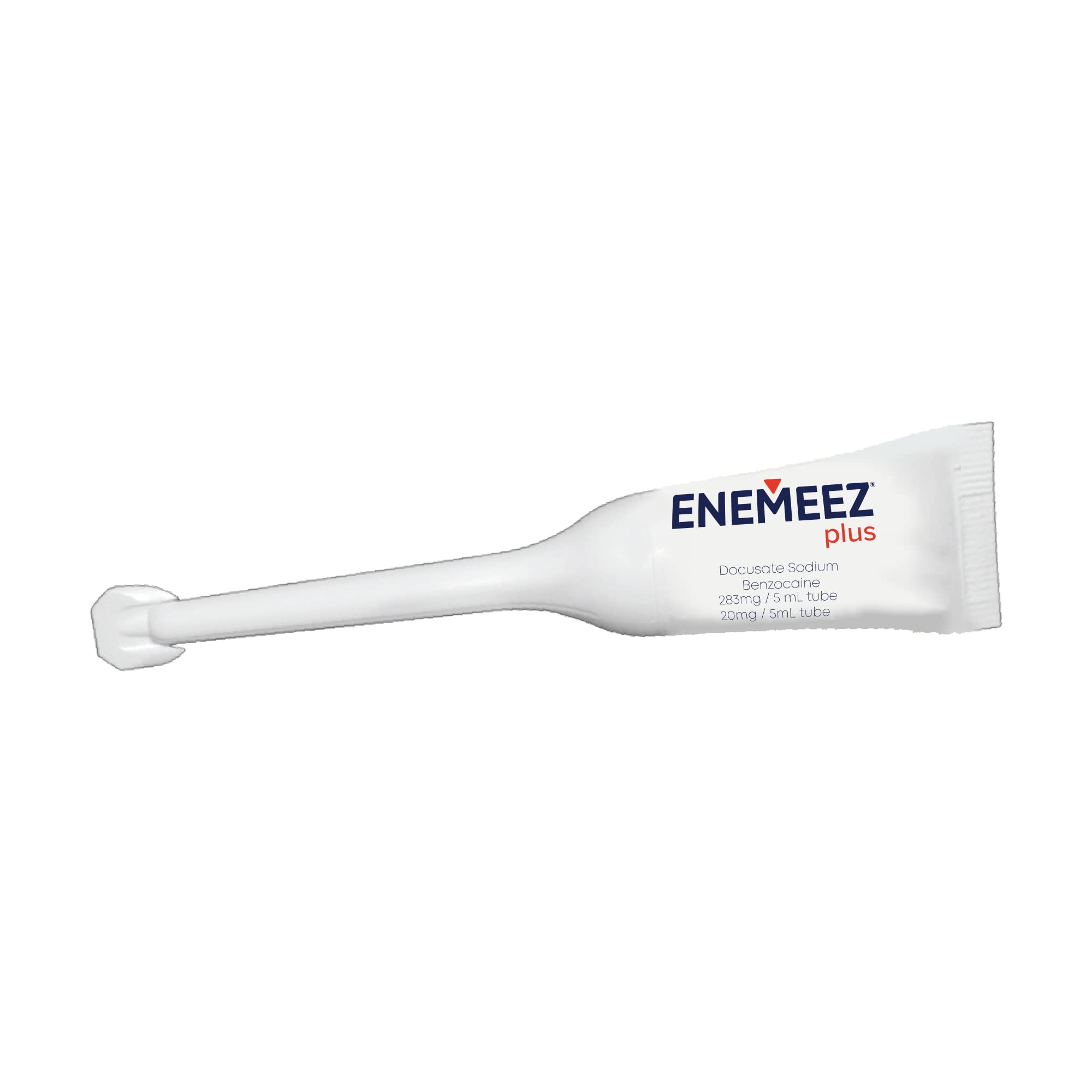 Five count package of Enemeez Docusol Plus mini enemas