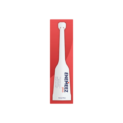 Back view of Enemeez Docusol Plus box with usage instructions