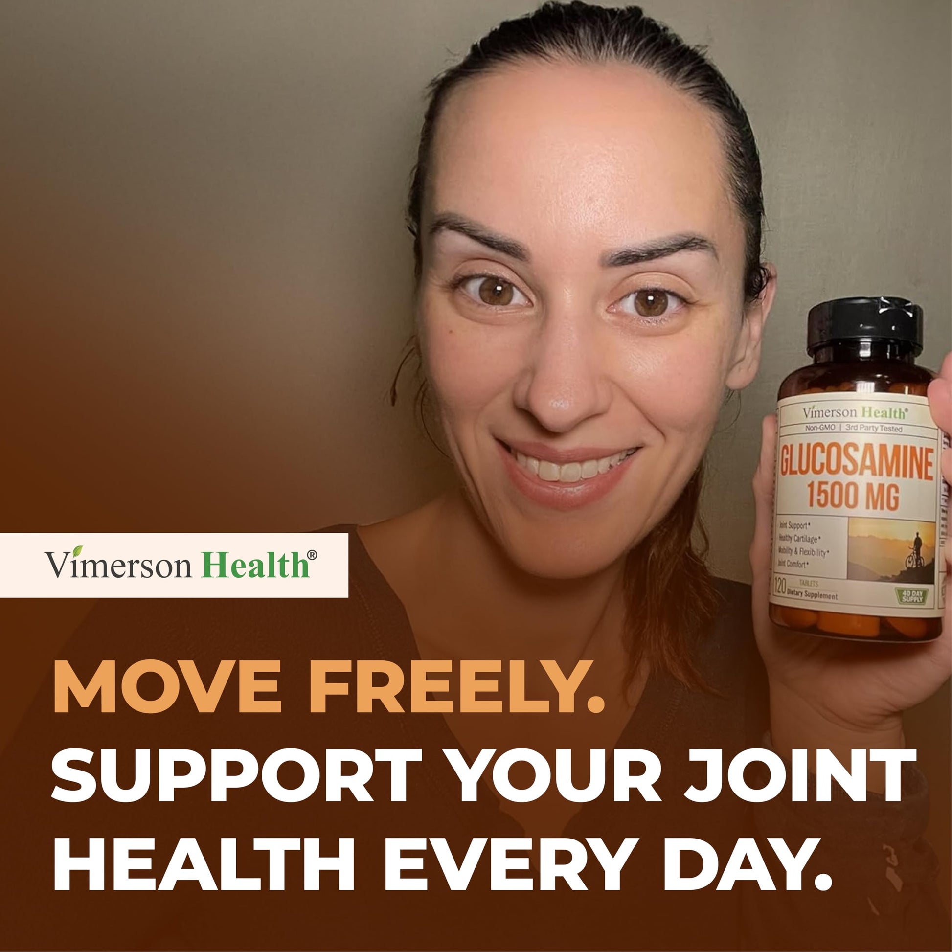 Vimerson Health joint mobility and cartilage support supplement bottle on a clean backdrop