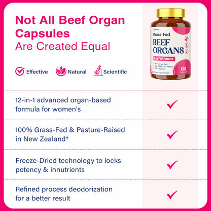 Nassiouy grass-fed beef organ supplement packaging