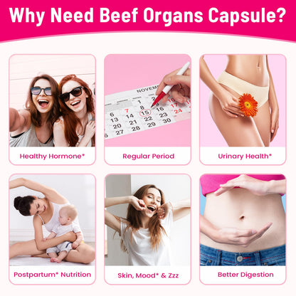 Authentic Nassiouy beef organ supplement bottle
