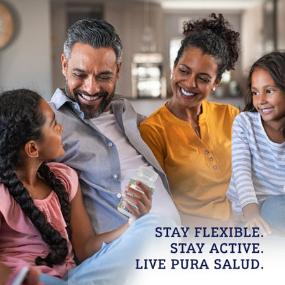 Basic Brands Pura Salud Glucosamine Sulfate bottle showcasing the 120 servings count details.