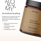 ProMix nutrition grass fed supplement daily serving layout