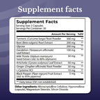 Nation Health MD Liver Renew ingredients label closeup