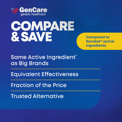 Close up of GenCare Senna Syrup bottle cap and seal