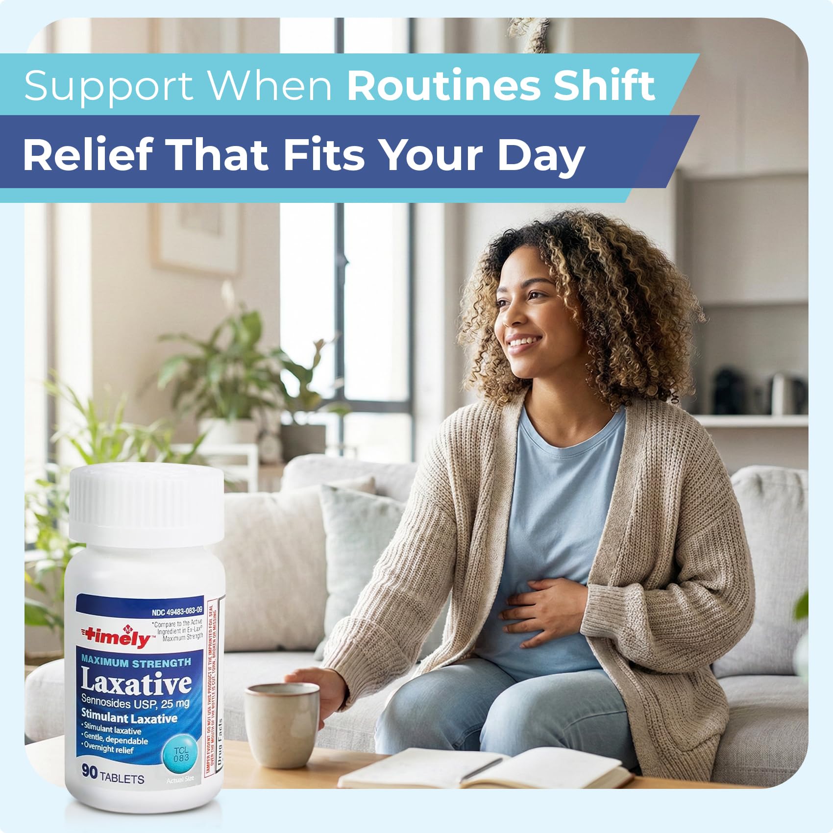 Authentic USA imported constipation relief tablets for adults