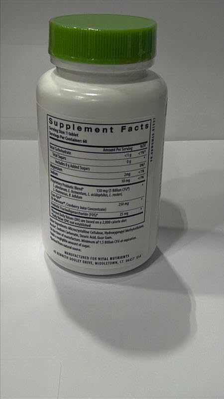 Authentic Hyperbiotics Vital Nutrients women's health dietary supplement pack display.