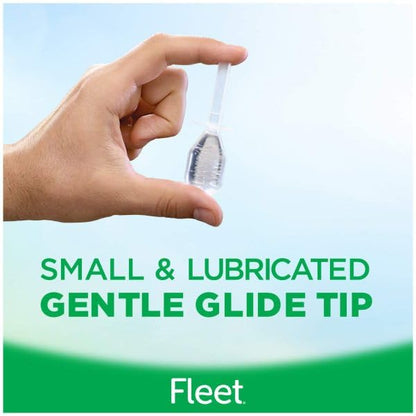 Fleet Liquid Glycerin Suppositories lubricated comfort tip detail