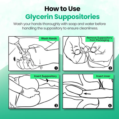 Avedana hyperosmotic laxative adult suppositories top view of secure closure cap