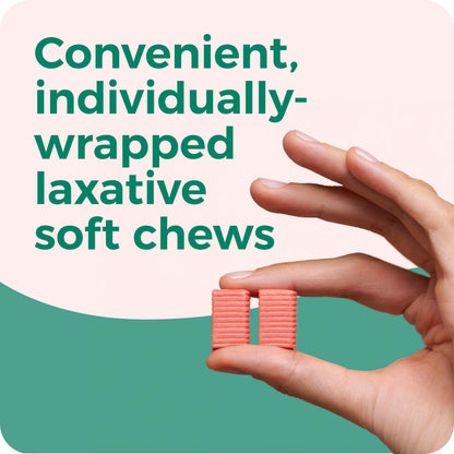 Dulcolax Kids 15 count soft chews package dimensions