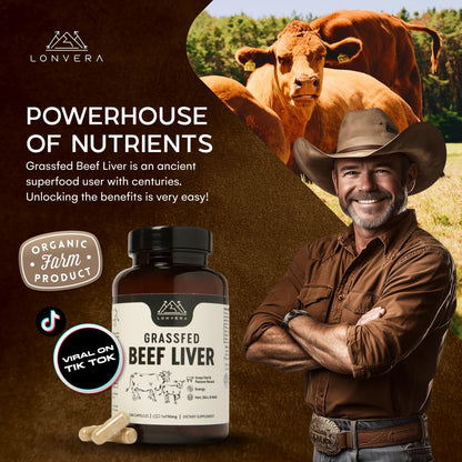 Lonvera beef liver capsules clear capsule size and color overview