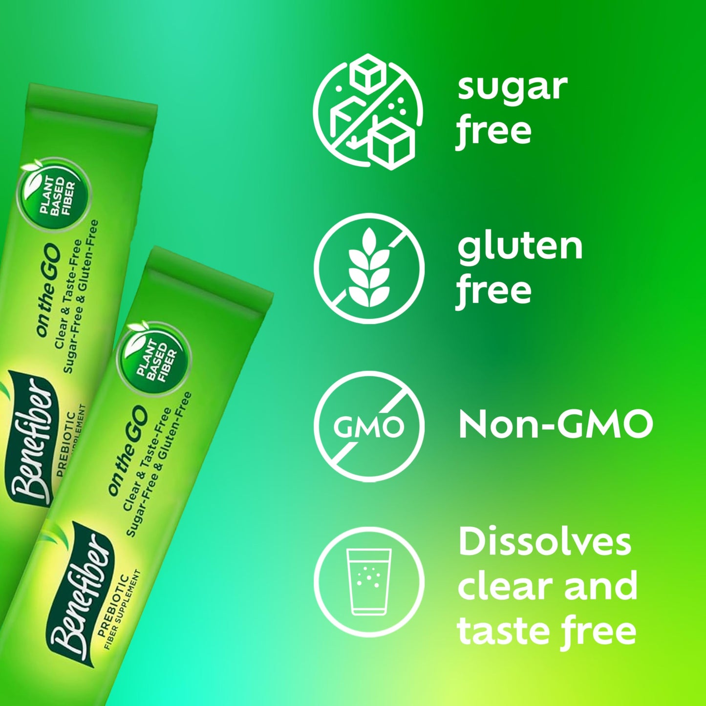 Individual Benefiber On The Go fiber supplement stick pack