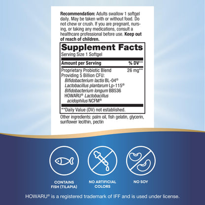 Nature's Way Max Potency Probiotic package highlighting 4 strains for immune and colon support.