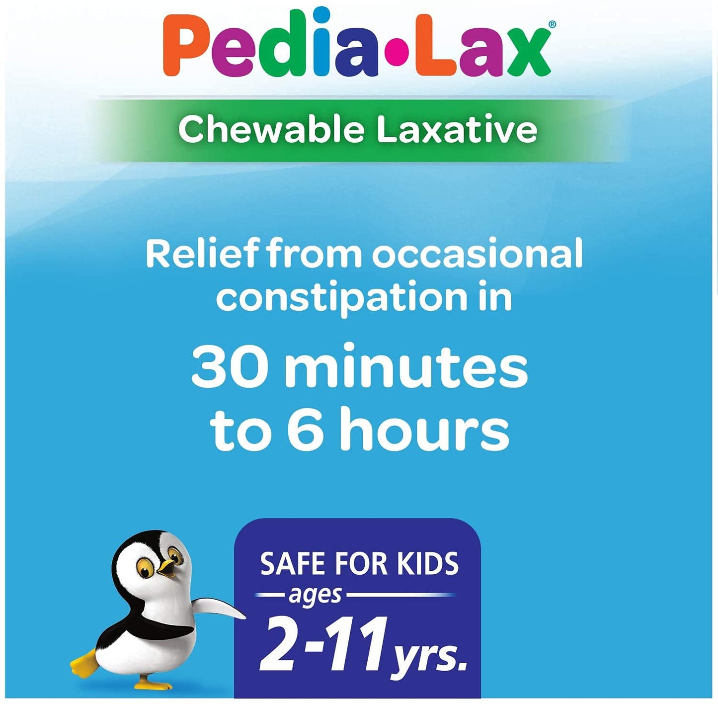 Authentic USA imported Pedia-Lax constipation relief tablets