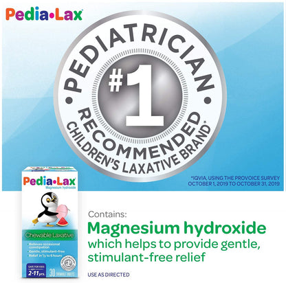 Pedia-Lax children laxative supplement bottle details